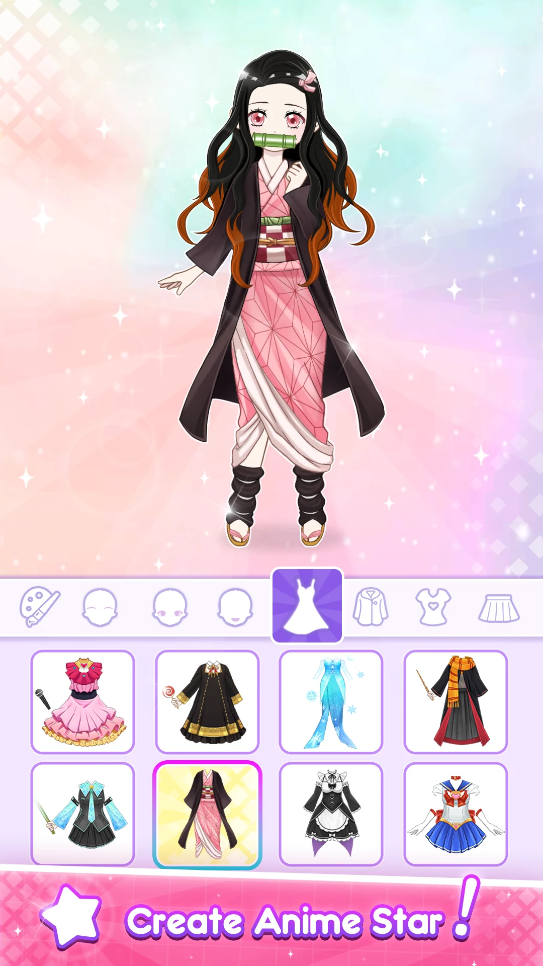 Anime Dress Up & Makeup Doll screenshot