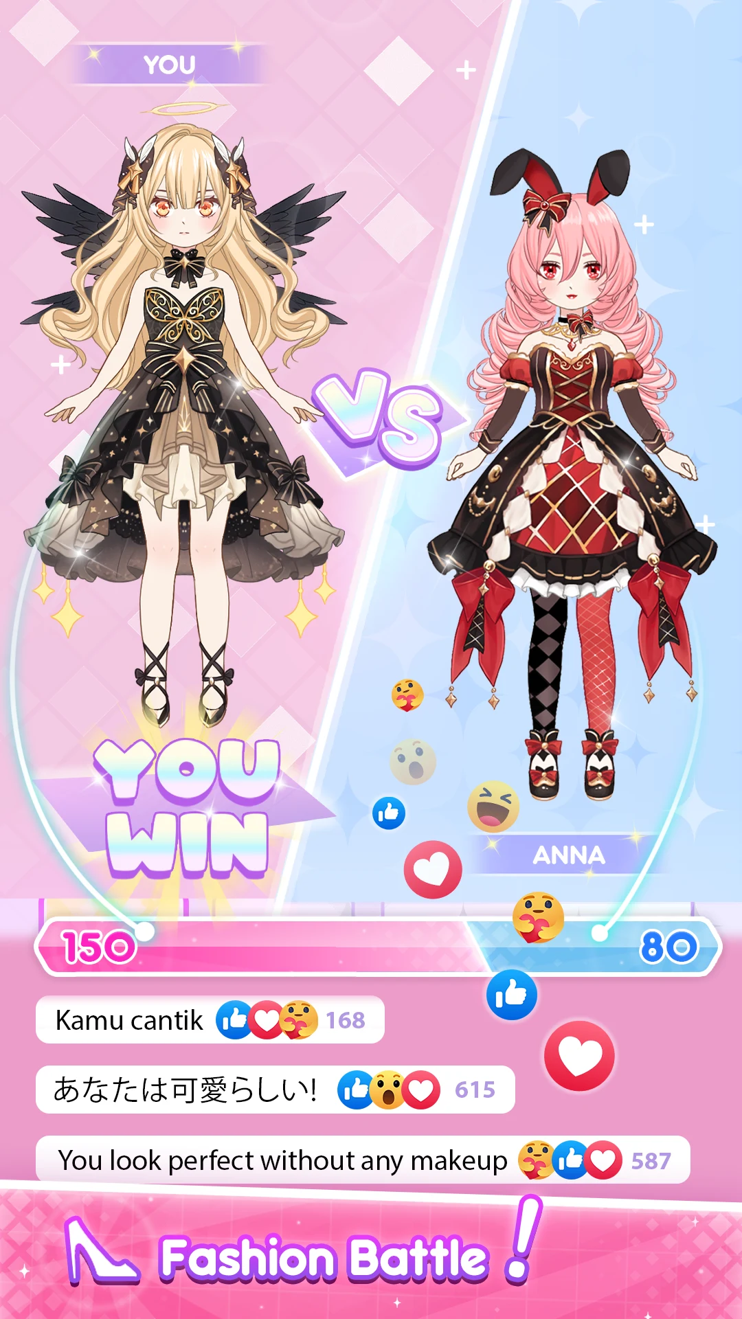 Anime Dress Up & Makeup Doll screenshot