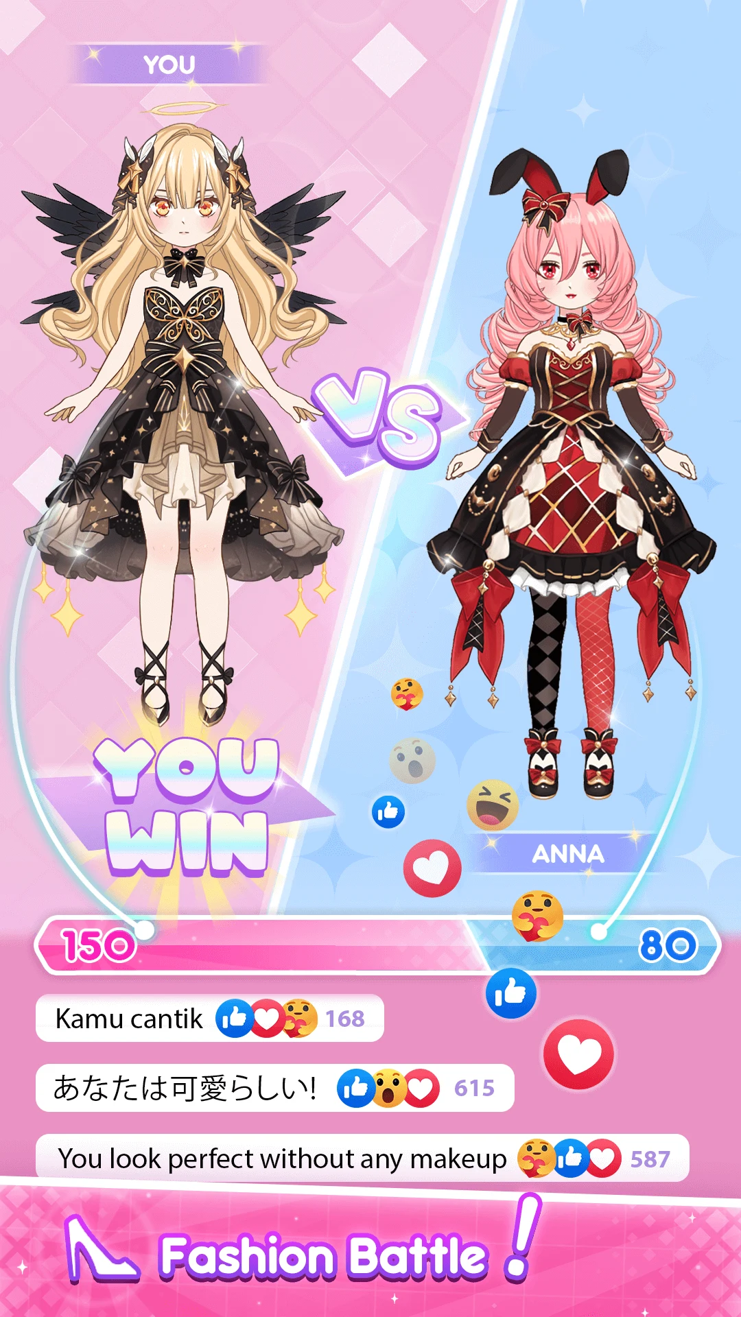 Anime Dress Up & Makeup Doll screenshot
